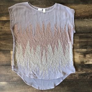 Sheer Sequined Top from Daytrip (The Buckle)
